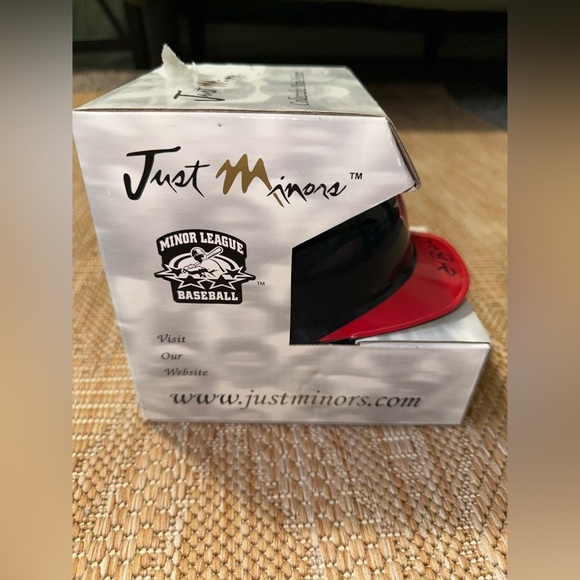 MLB Authentic Autographs,Félix Pie & Hank Blalock,2 Minor League Mini Helmets - Picture 9 of 11